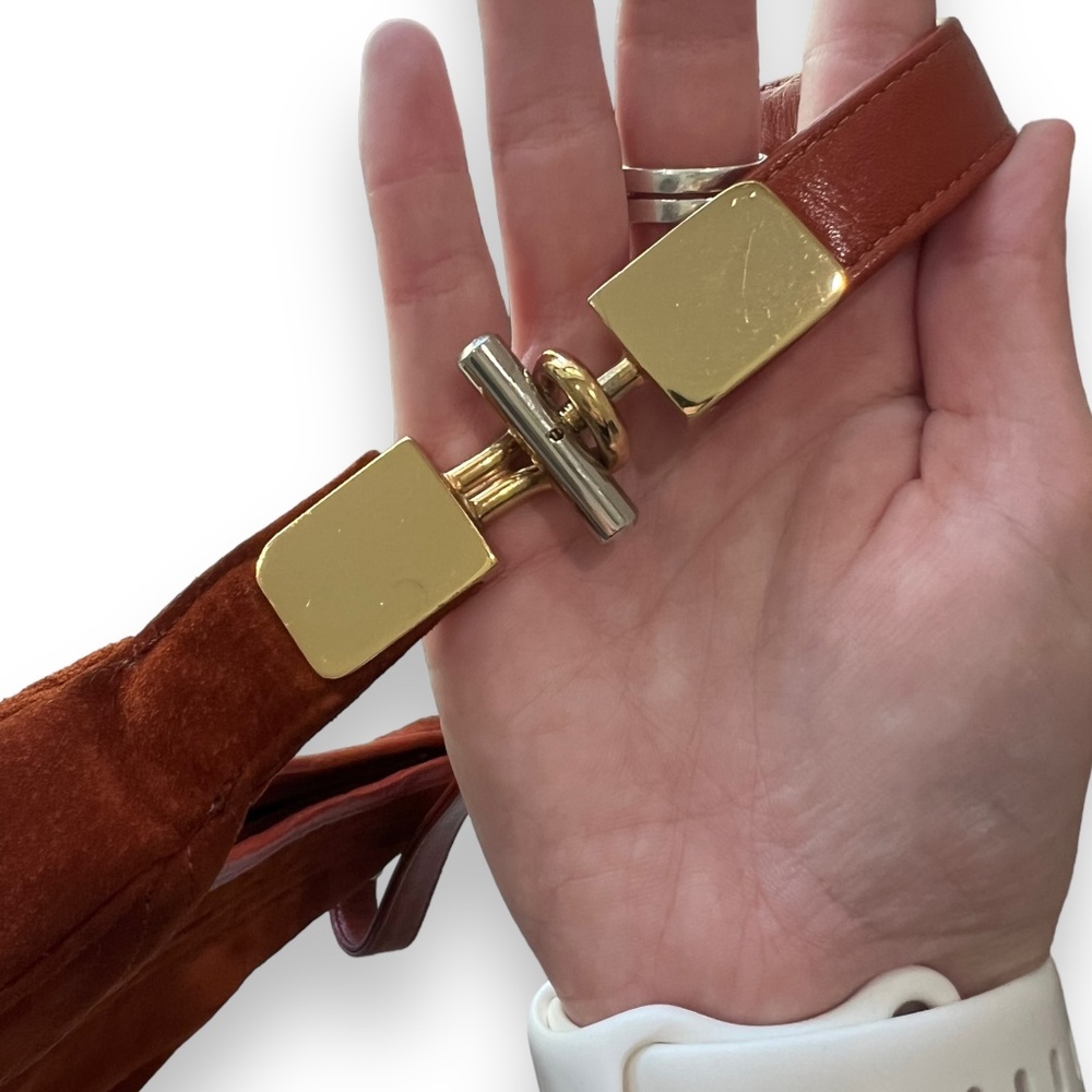 Morris Moskowitz Suede and Leather Hobo Bag Womans - Picture 6 of 6